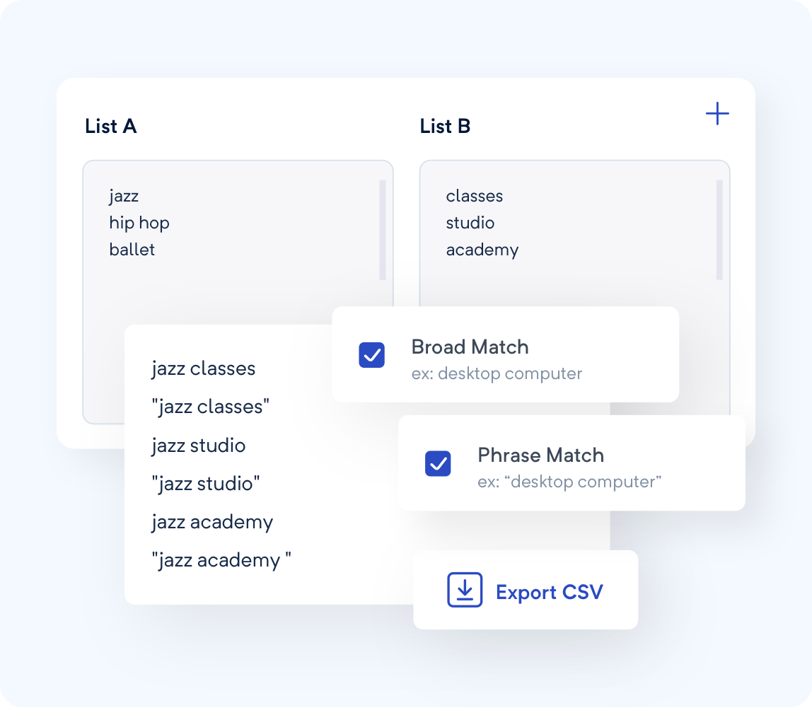 More keyword analysis tools from Adalysis